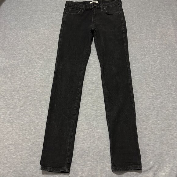 Naked & Famous Denim Jeans Mens 30x32 Black Stretch Super Guy Dark Wash - Picture 15 of 15